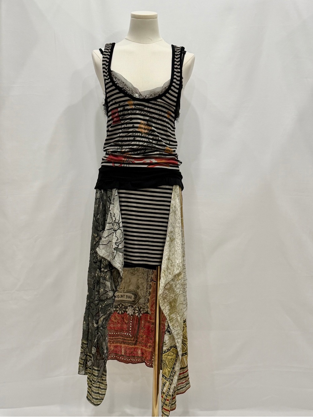 Save The Queen Italy Y2K Corset Tulle High Low Dress S